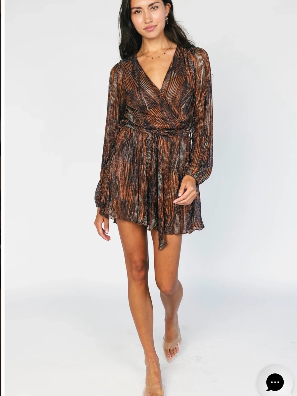 NWT Metallic Copper and Brown Romper